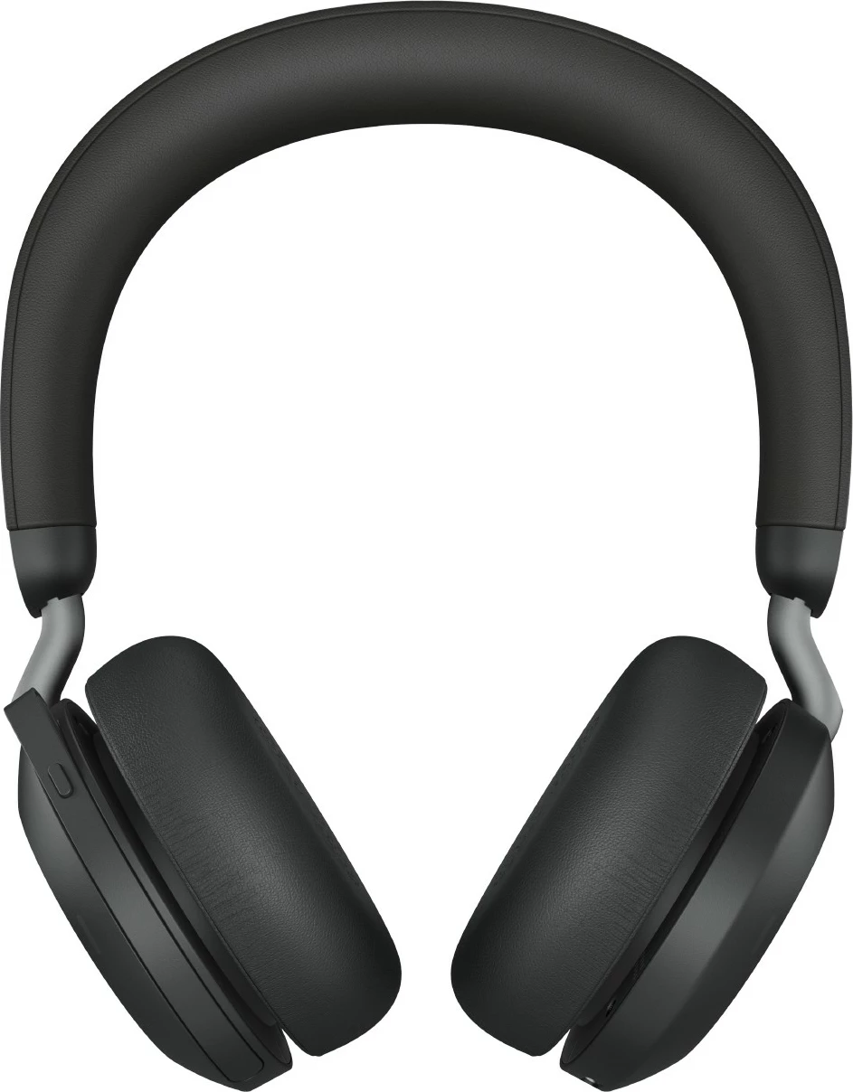 Over-ear slušalke Jabra Evolve2 75, USB-A UC s namiznim stojalom, črne, žične in brezžične