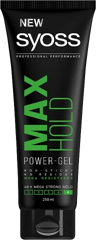 Gel za lase Syoss Max Hold Mega Strong Hold, 250 ml