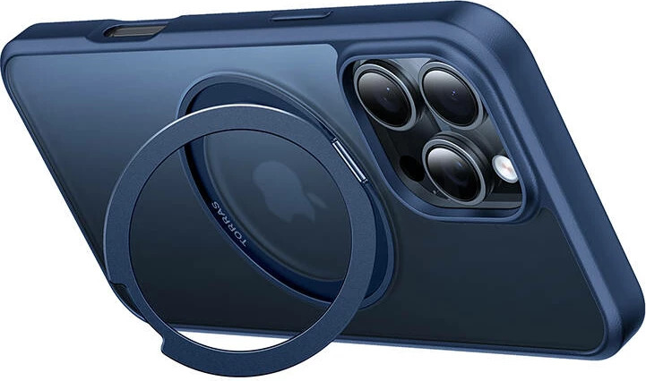 Ovitek za iPhone 16 Pro Max Torras Ostand Pro, moder