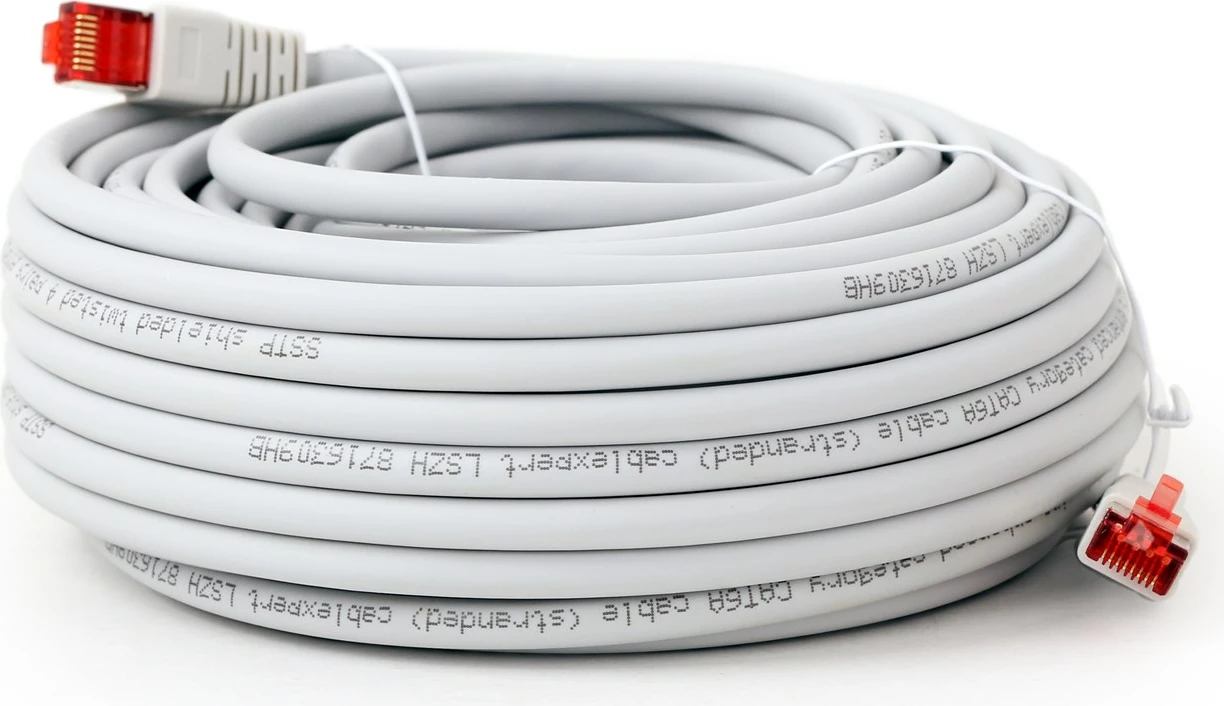 Omrežni kabel Cat6a Gembird PP6A-LSZHCU, 20 m, siva