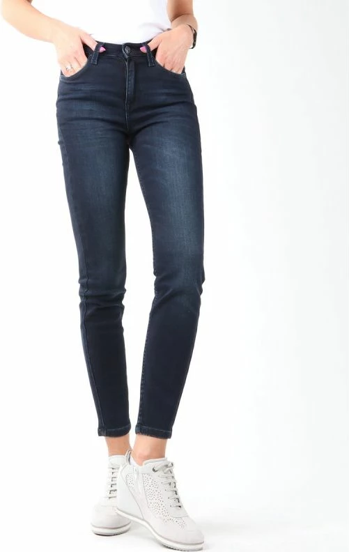 Ozke jeans hlače Lee, modre