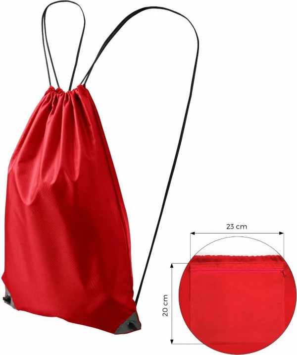 Rucksack Malfini Energy, rdeč — za moške, ženske in otroke