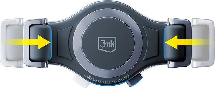 Držalo za telefon v avto, 3MK Memo Hug, črno