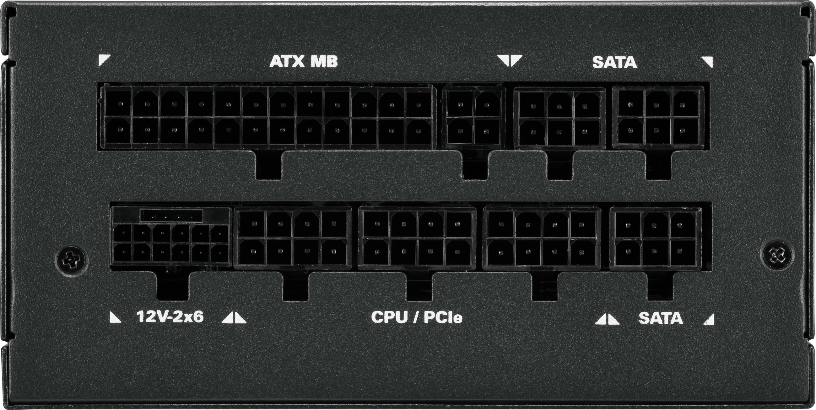 Furnitura napajanja Sharkoon Rebel P20 SFX 850W, popolnoma modularna, 1x 12-pin High Power, 2x PCIe, črna