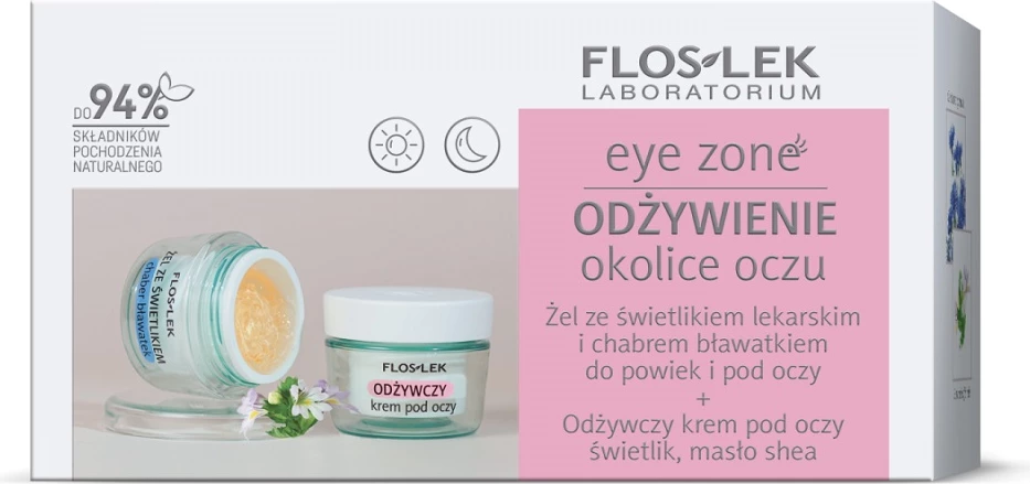 Set za nego predela okoli oči za ženske Floslek, 2 kosa