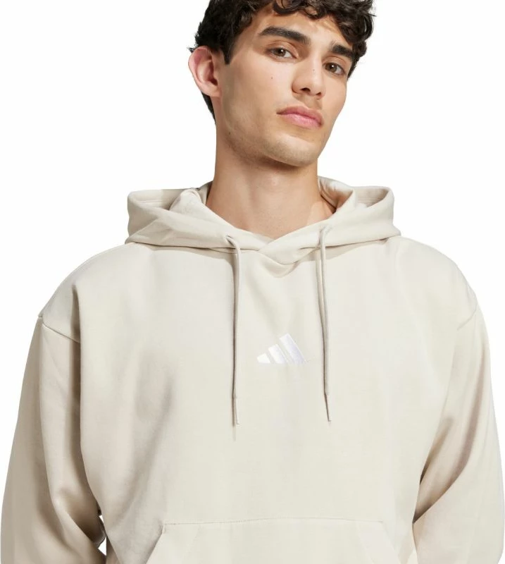 Duks adidas Essentials Feelcozy Fleece, bež - moški