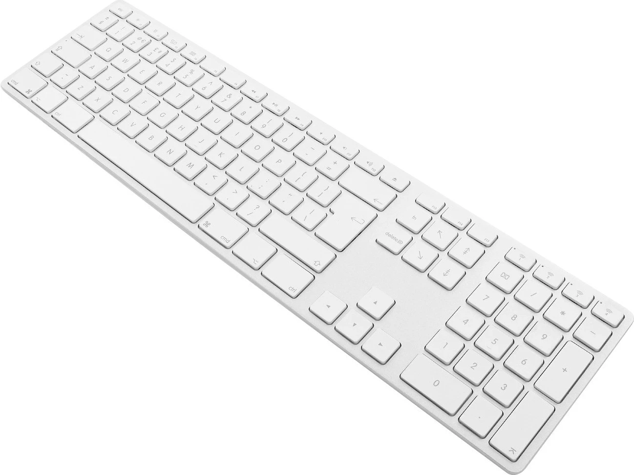 Brezžična tipkovnica Matias, srebrna