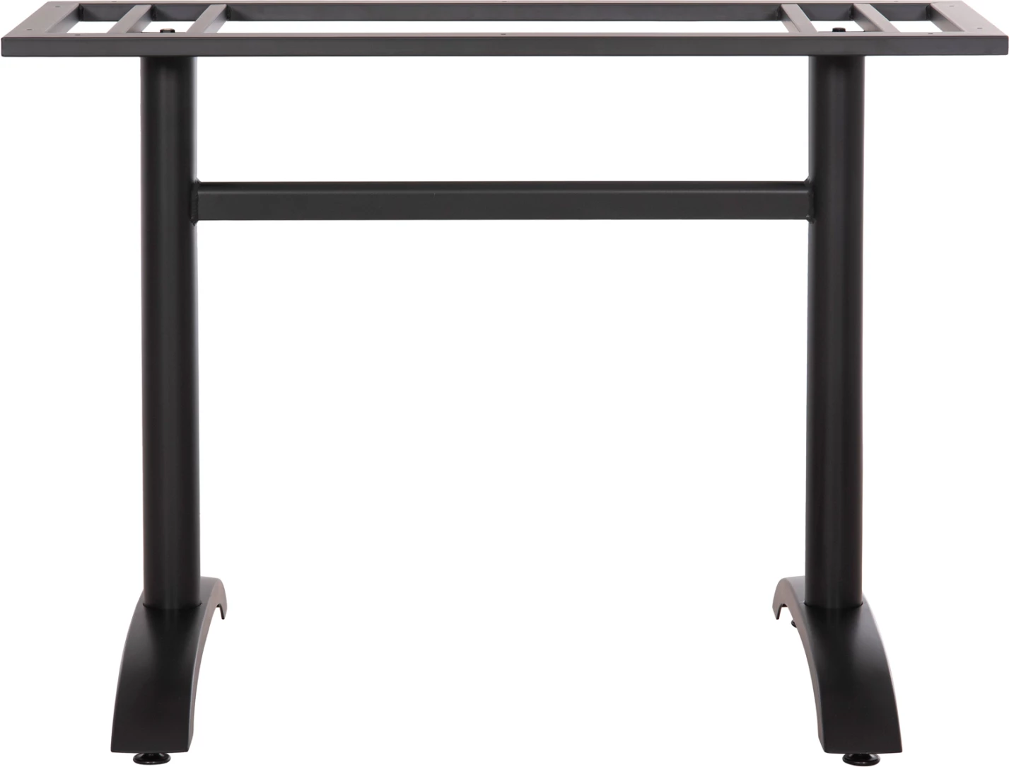 Podnožje mize, kovinsko, mat črno FH461.11, 100x40x73 cm