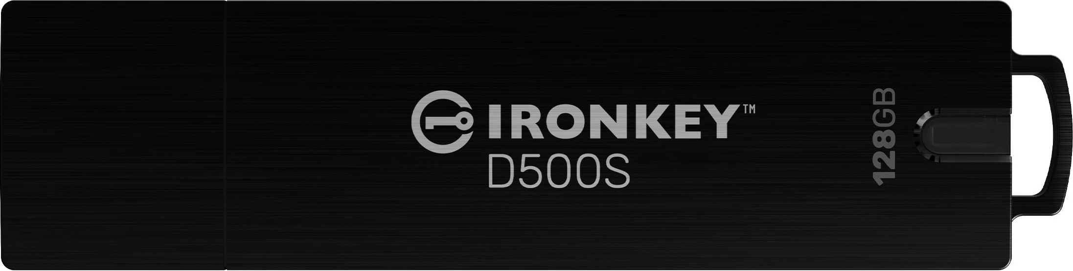 Varnostni USB Kingston IronKey D500S 128GB, USB 3.2, črn