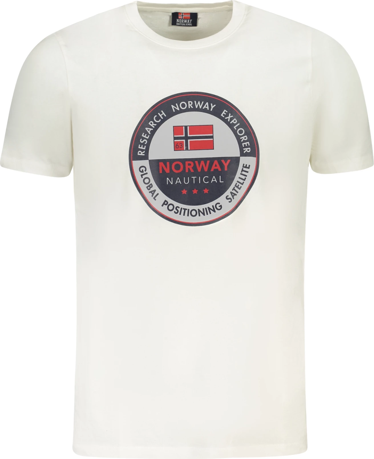 Majica NORWAY 1963 za moške, bela