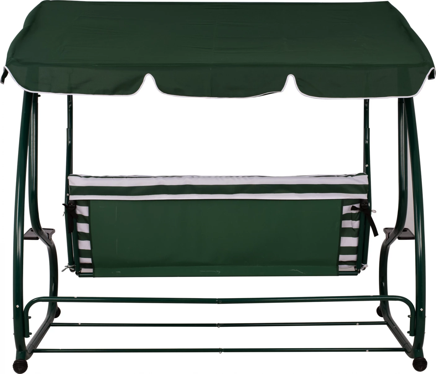 3-sedežna gugalnica postelja FH5050.01 Zelena/Bela 211x117x175 cm