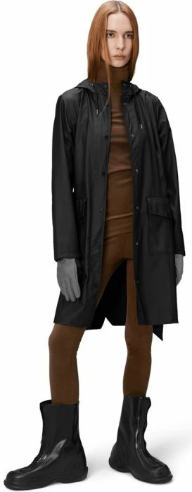 Parka za ženske Rains, črna
