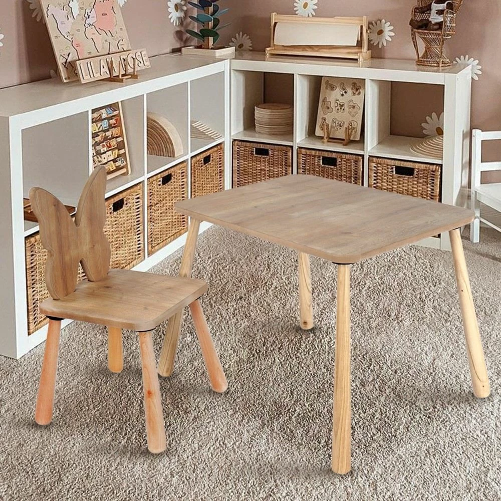 Set miz za otroke Skye Decor BLTYZ-AKTV062, hrast, 11 kosov