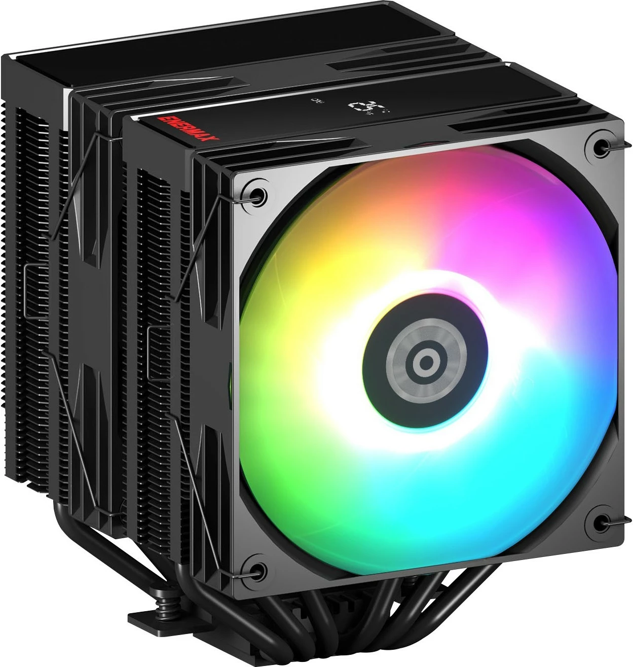 Hladilnik procesorja z ARGB osvetlitvijo Enermax ETS-T60D, 6 cevi, 12 cm, črn