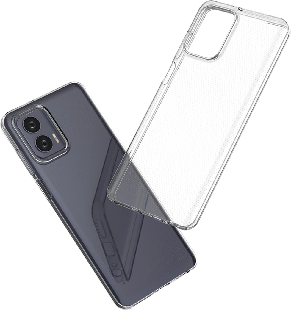 Prozoren zaščitni ovitek Hurtel Ultra Clear 0,5 mm za Motorola Moto G73 5G, prozoren