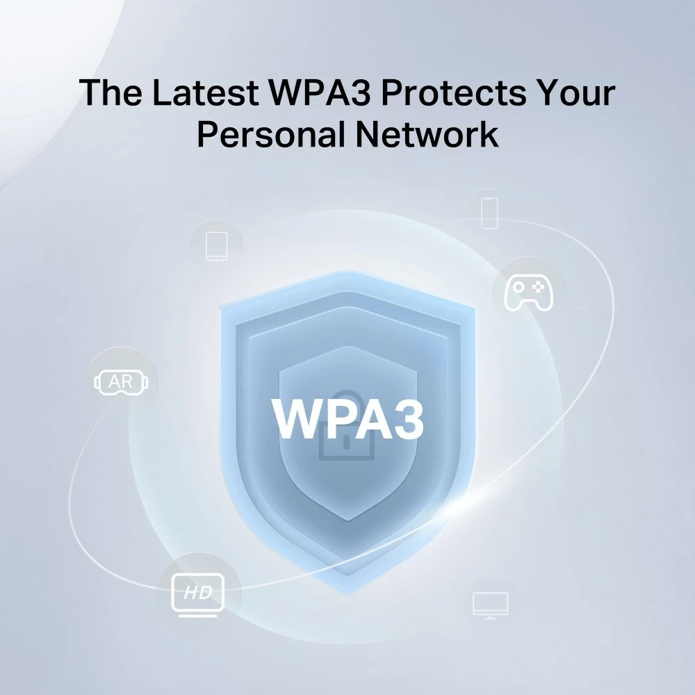 Tri-band usmerjevalnik Wi‑Fi 7 Mercusys BE9300, črn