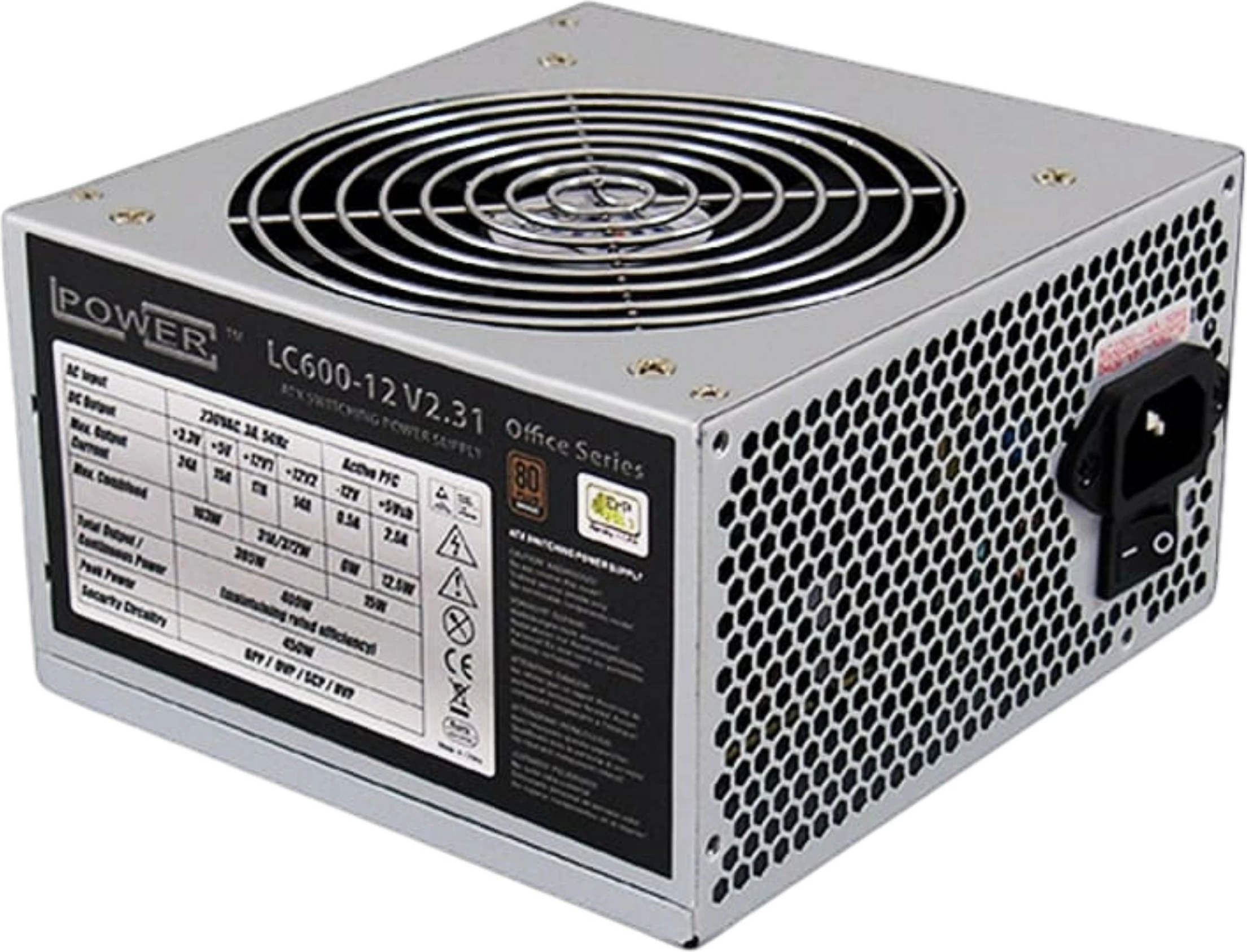 Napajalnik LC-Power LC600-12 V2.31, 450W, 80 PLUS Bronze