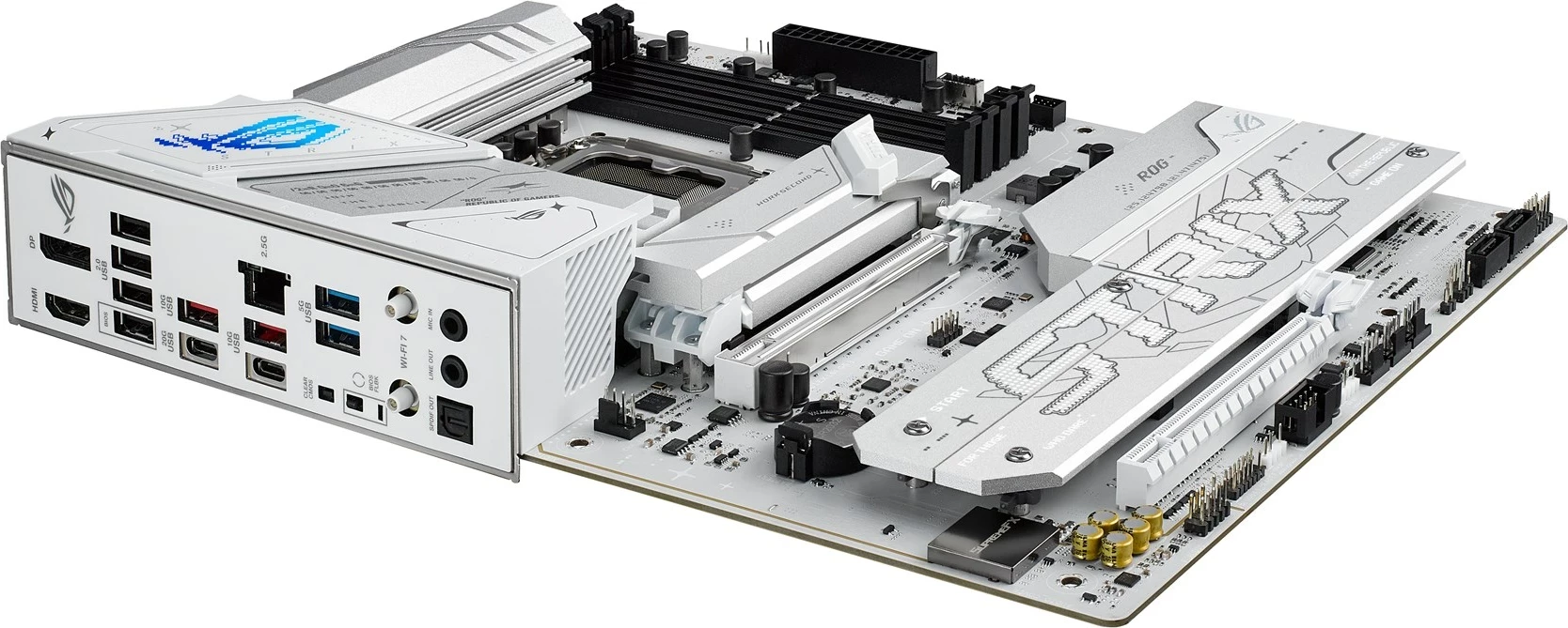 Matična plošča ASUS ROG STRIX B860-A GAMING WIFI, ATX, bela