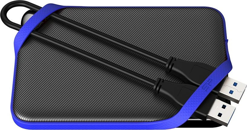 Trdi disk (HDD) Silicon Power A62, 1 TB, črno / modro