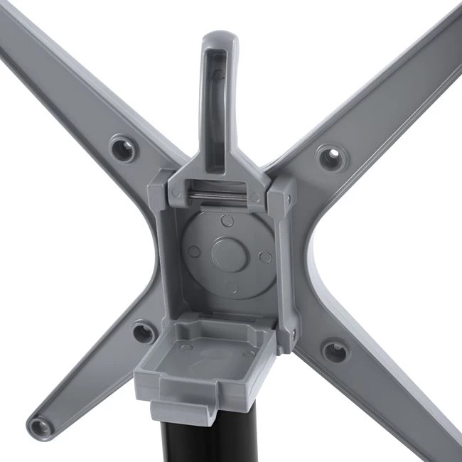 Aluminijasta osnova 2 stolpca FH468.01 črna mat 84x60x73-93cm