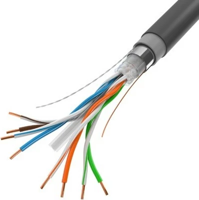 Omrežni kabel CAT 6, 305 m, F/UTP, 100% baker, črn, Lanberg