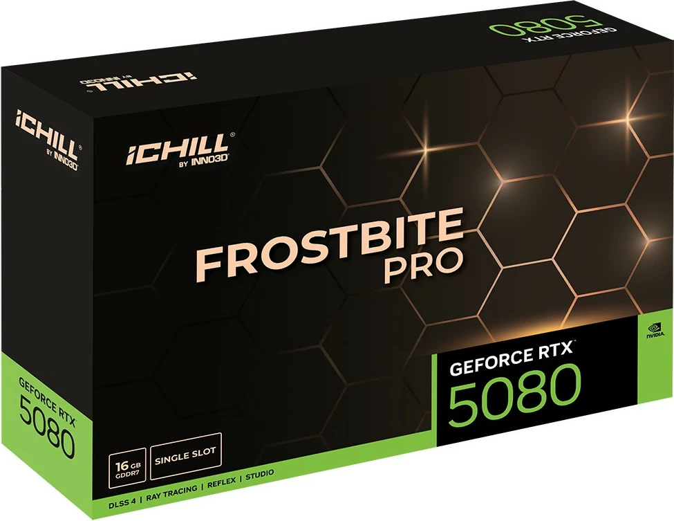 Močnejša grafična kartica Inno3D RTX 5080 iChill Frostbite Pro 16GB GDDR7