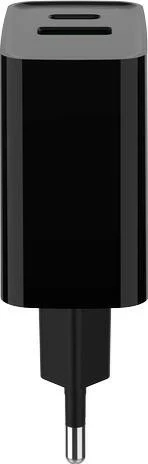 Napajalnik 20W, USB QC3.0 in Type-C, črn Gembird