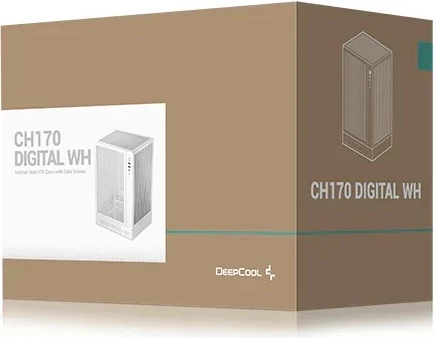 Ohišje DEEPCOOL R-CH170-WHNPI0D-G-1, stolp, belo