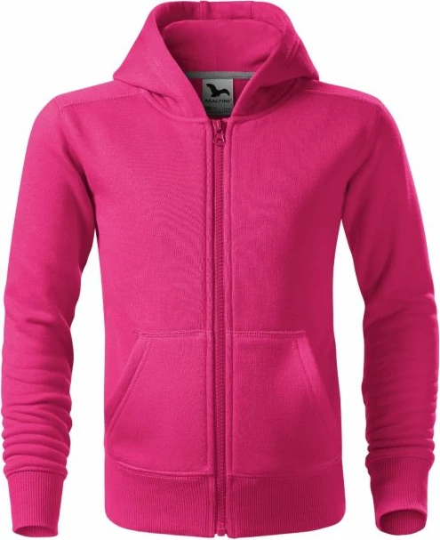 Duks z kapuco za otroke Malfini, rdeč