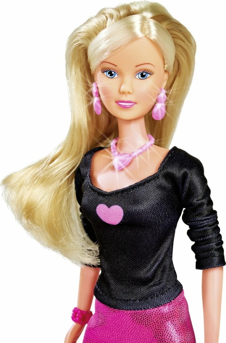 Modna lutka Steffi Love Simba, 29 cm, z dodatki nakita, roza