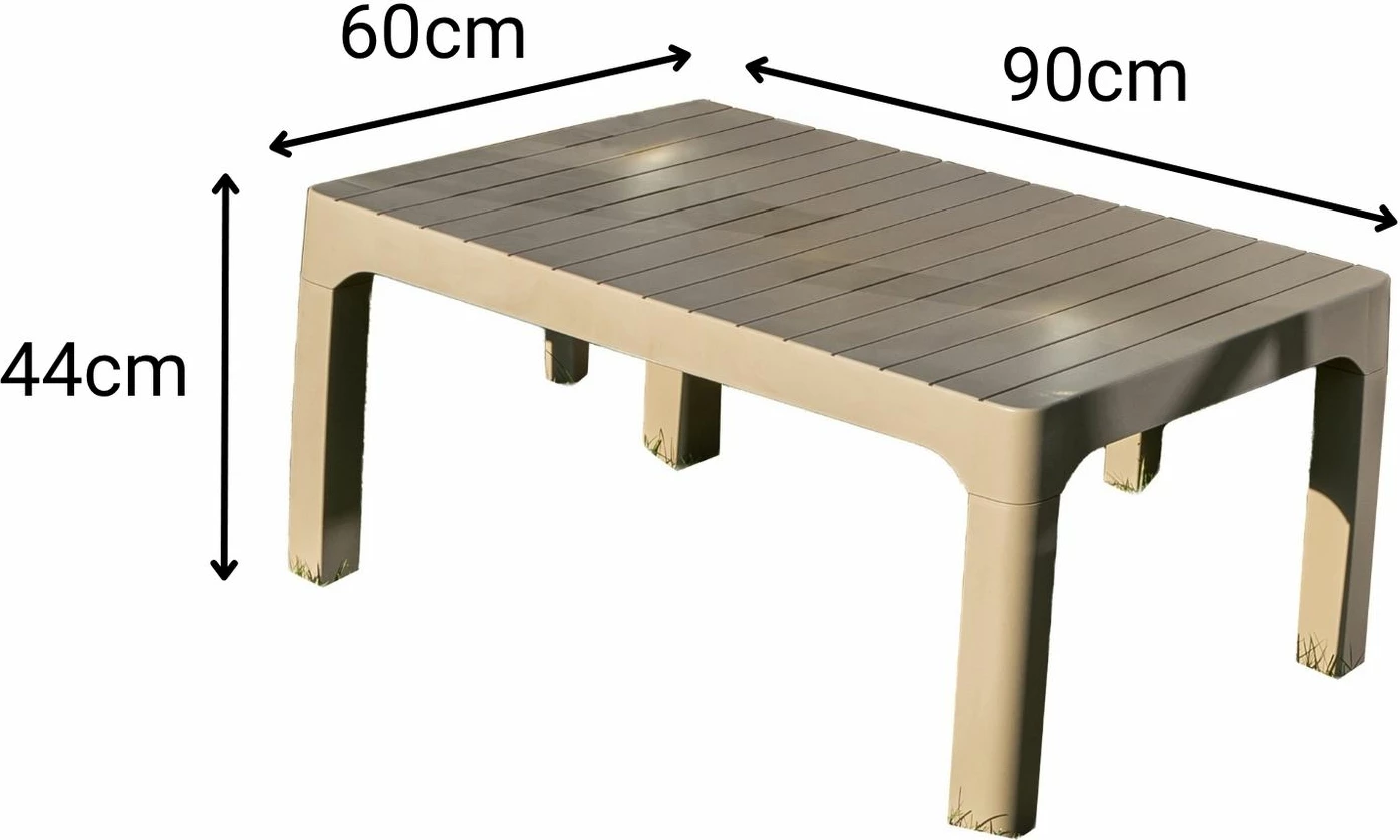 Set lounge za vrt, Skye Decor Solemare 125, puščavska bež