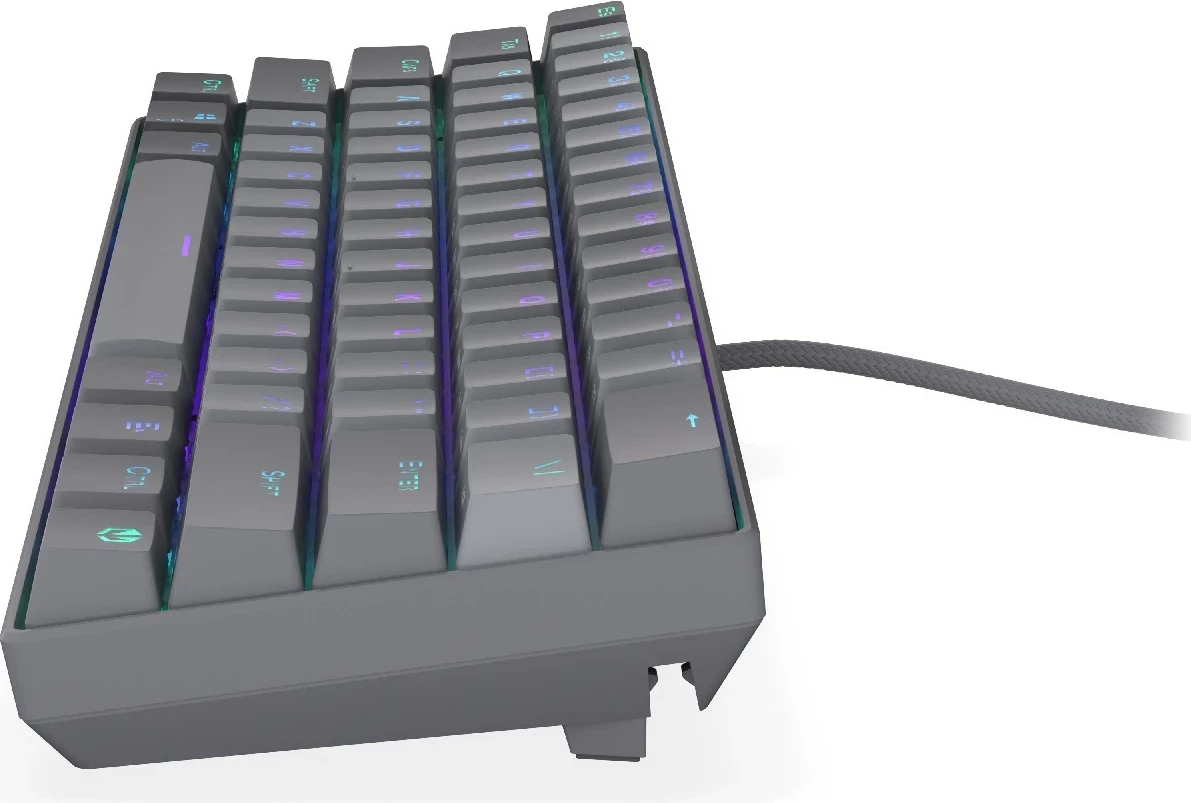 Mehanska kompaktna tipkovnica, 60%, RGB, siva — Endorfy Thock V2 Compact