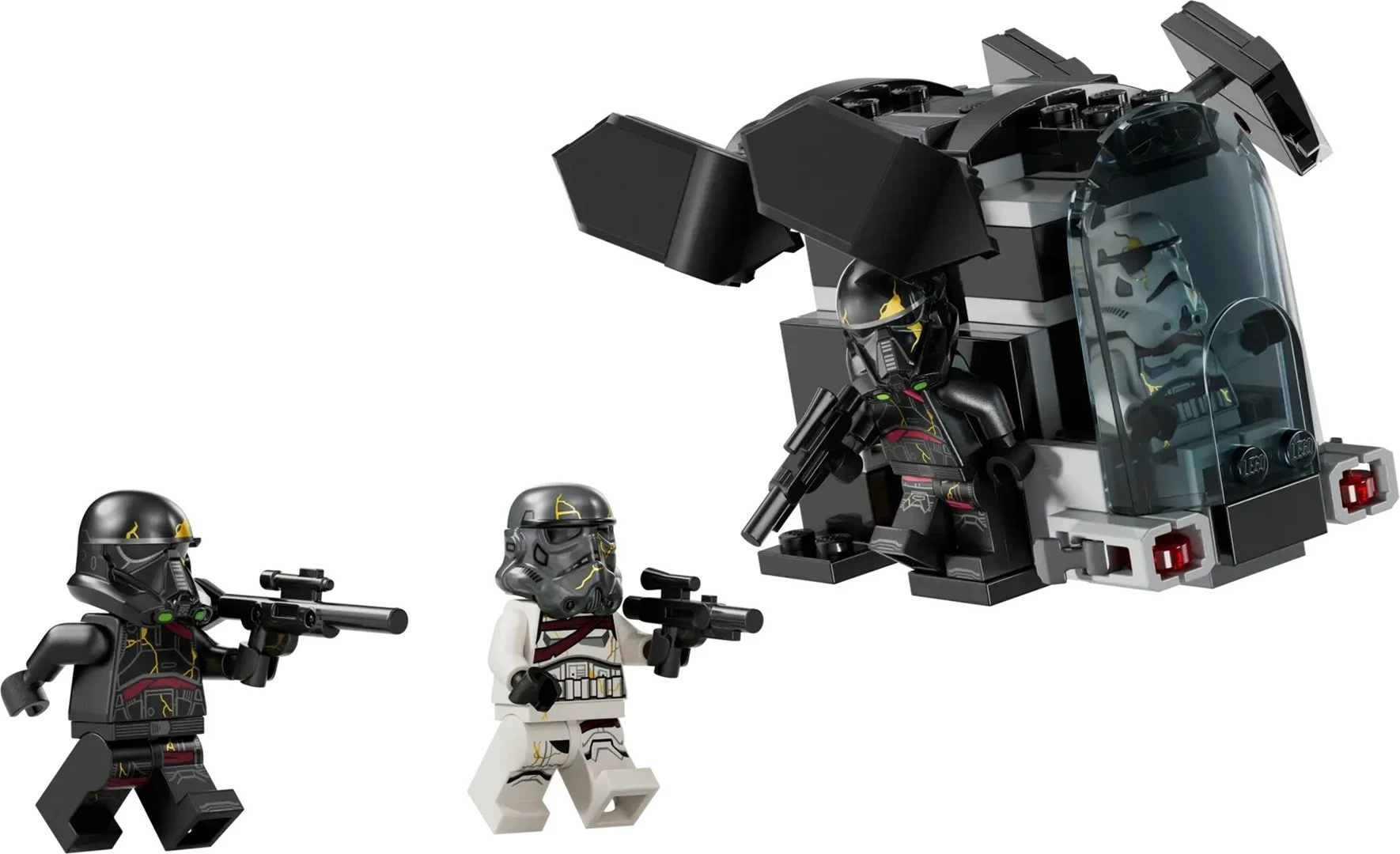 Set za bitko s Death Trooper in Night Trooper, LEGO Star Wars 75412, 119 delov, 4 minifigure