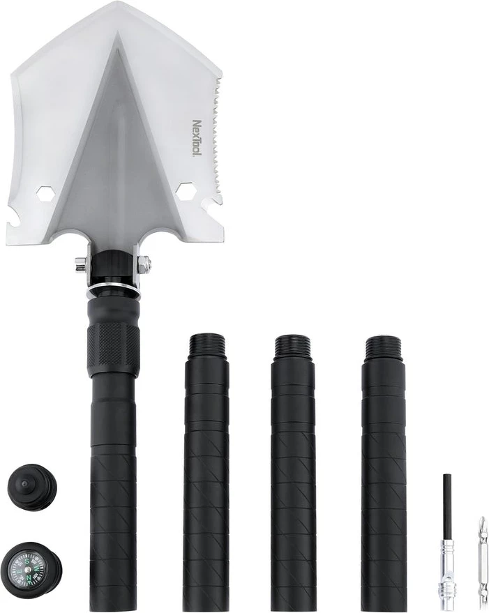 Večfunkcijska lopata NexTool NE0114, črna, 1000 mm