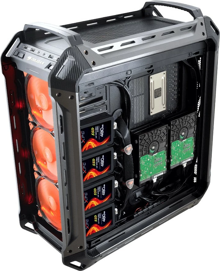 Računalniško ohišje Full-Tower Cougar Panzer Max-G, črn