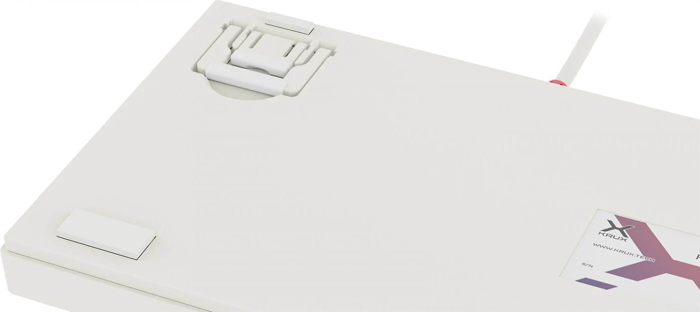 Mehanska tipkovnica Krux ATAX PRO RGB Creator Retro Gateron Yellow PRO, črna