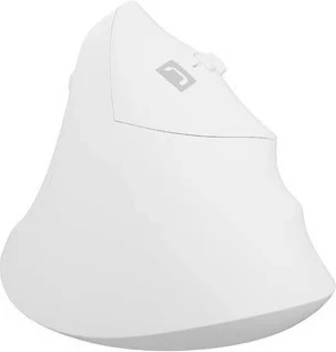Vertikalni miš Natec Crake 2, Bluetooth, 2400 DPI, bel