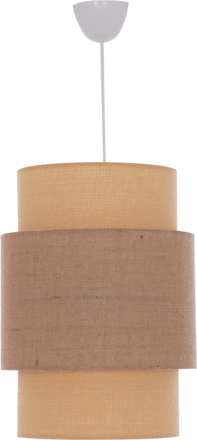 Viseča stropna svetilka FH7627.01 dvoplastni tkaninski boben, polietilenski okvir