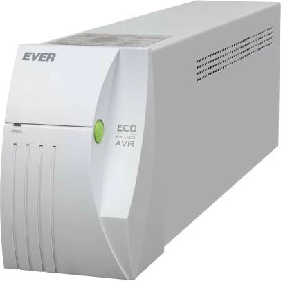 UPS za zaščito energije EVER ECO Pro 1000 AVR CDS, 1000 VA, stolp, siv