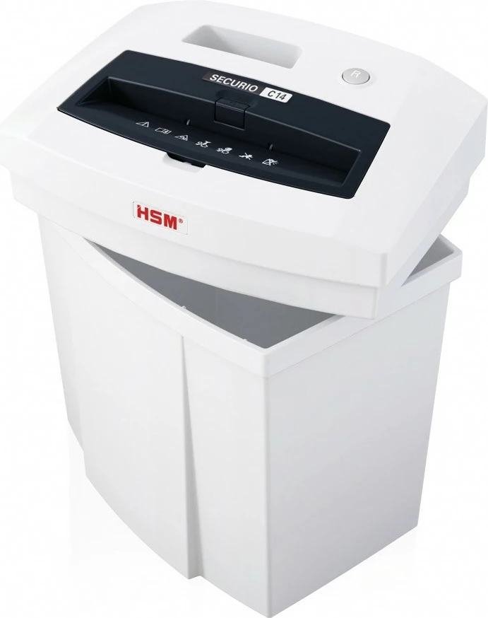 Uničevalnik dokumentov HSM SECURIO C14, cross-cut 4x25 mm, 20 l, bel