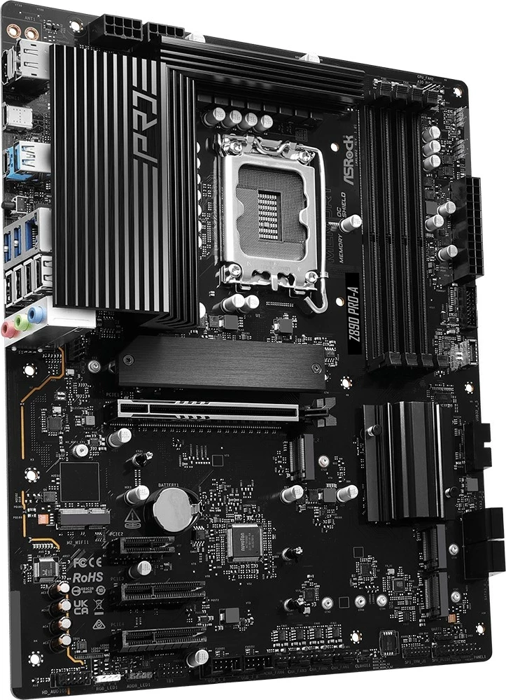 Plošča za matično ploščo Asrock Z890 Pro-A, Socket 1851, ATX
