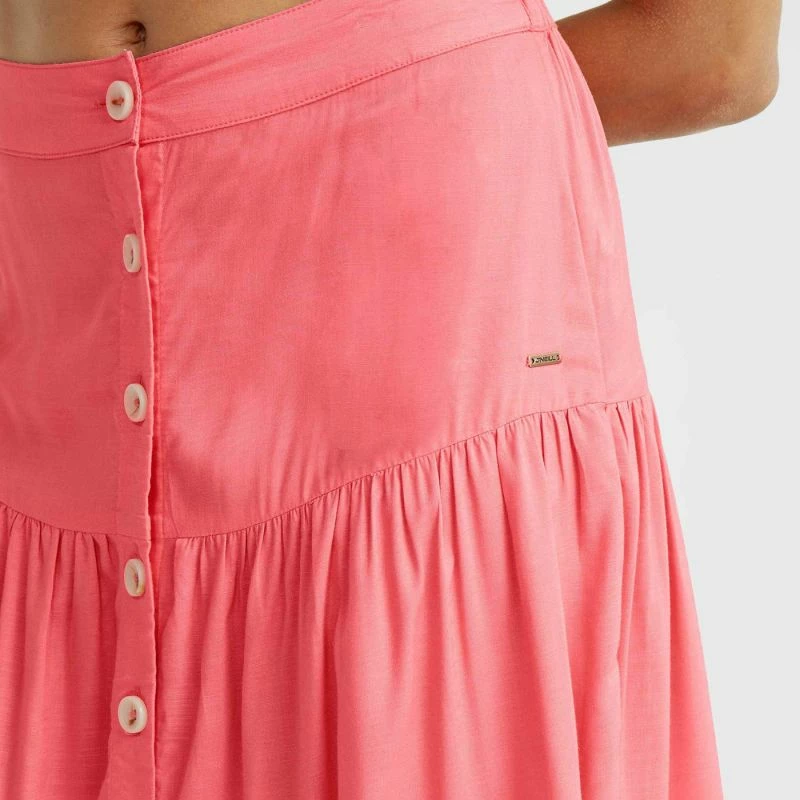 Dolg maxi obleka O'Neill za ženske, rožnata