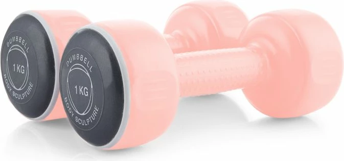 Utež za vadbo 2 kg, Body Sculpture BW 108D, rožnata