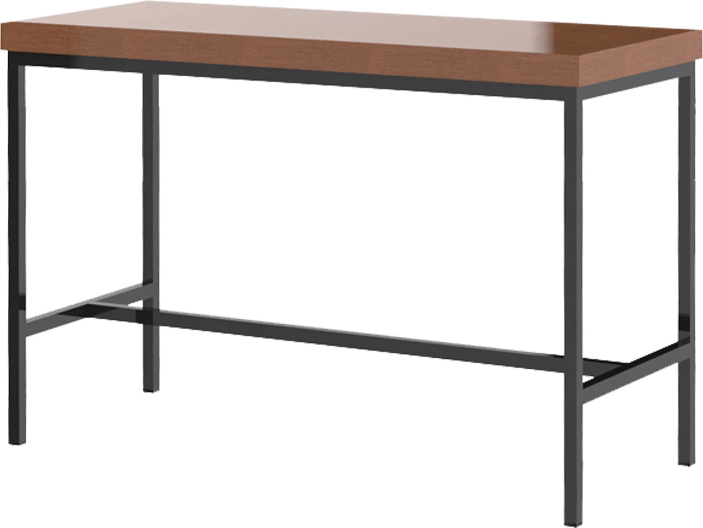 Kovinsko stojalo za mizo črne barve 110x60x75 cm za površino 120x70 cm