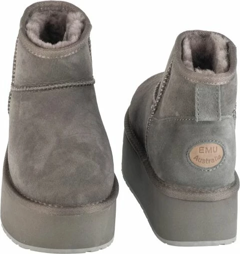 Kratke škornji za ženske EMU Australia, sivi