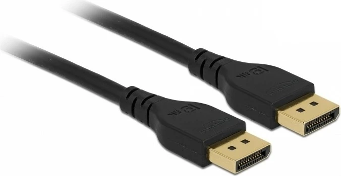 Kabel DisplayPort 2 m, 8K, brez zaskočke, črn DeLOCK