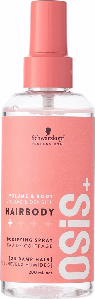 Volumen sprej za lase Schwarzkopf Professional Osis+ Hairbody za ženske, 200 ml