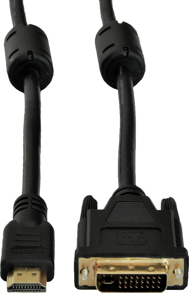 Kabel HDMI–DVI-D Akyga, 1,8 m, črn