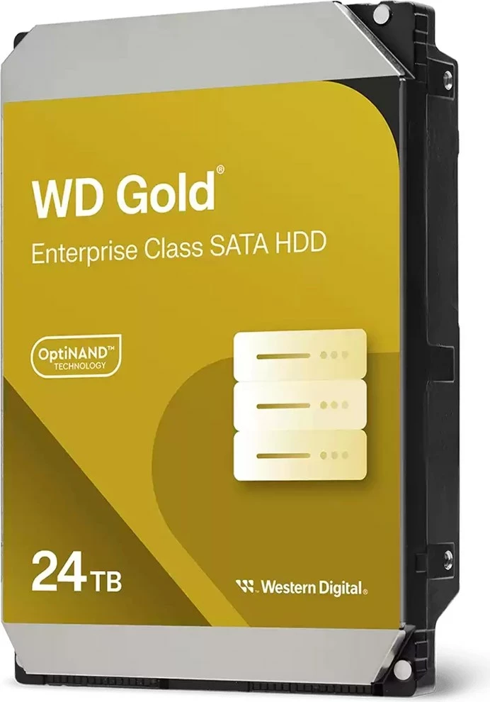 Trdi disk 24 TB, 7200 RPM, 3,5", Serial ATA III Western Digital Gold WD242KRYZ