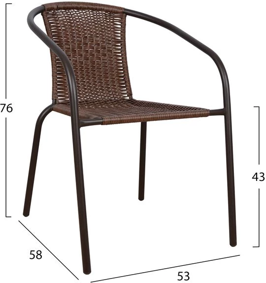 Set jedilne mize 3 kosi stoli in miza FH5182.02